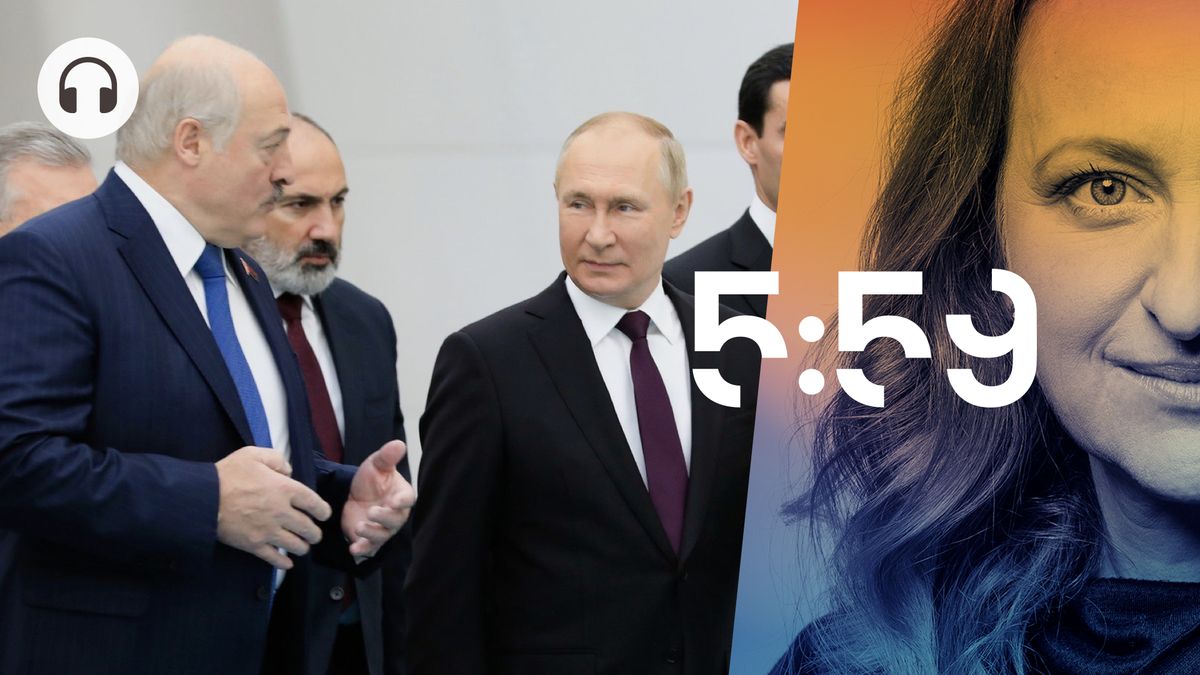 5:59: Lukašenko v Putinově hrsti. Poskytl zemi k invazi